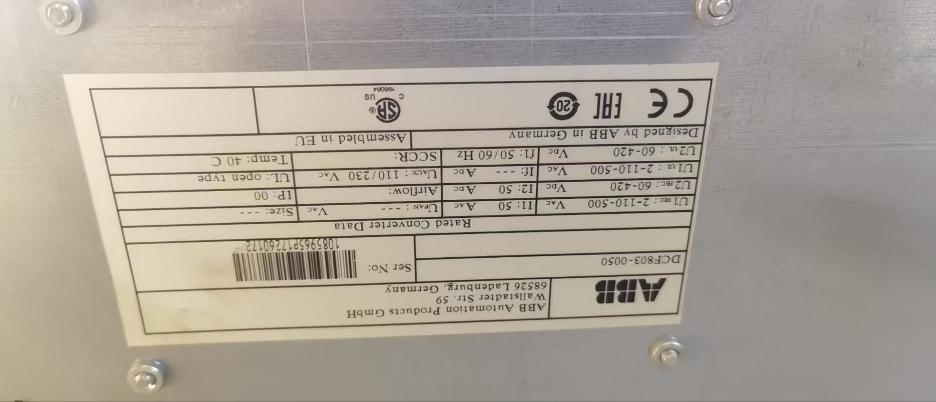 Регулятор постоянного тока DCF803-0050 3ADT209026R0001-2